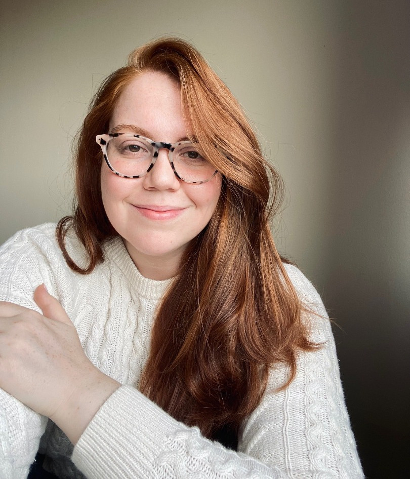 Woman with glasses